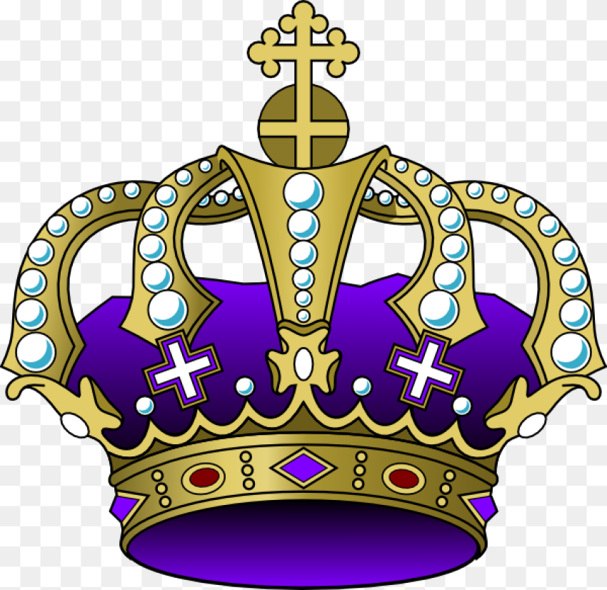 Transparent Keep Calm Crown Vector png Purple And
