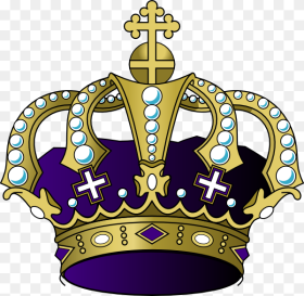 Purple Crown Hi Mardi Gras Crown Clip Art
