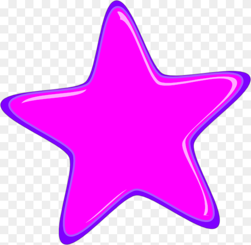 Cartoon Star Png Star Pink Clipart Png