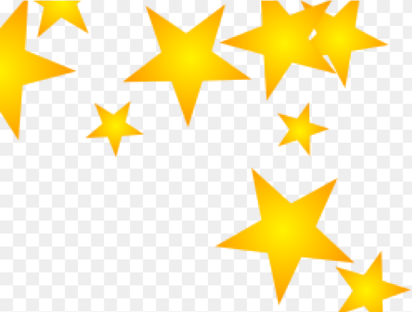 Star Border Cluster of Stars Clipart Png