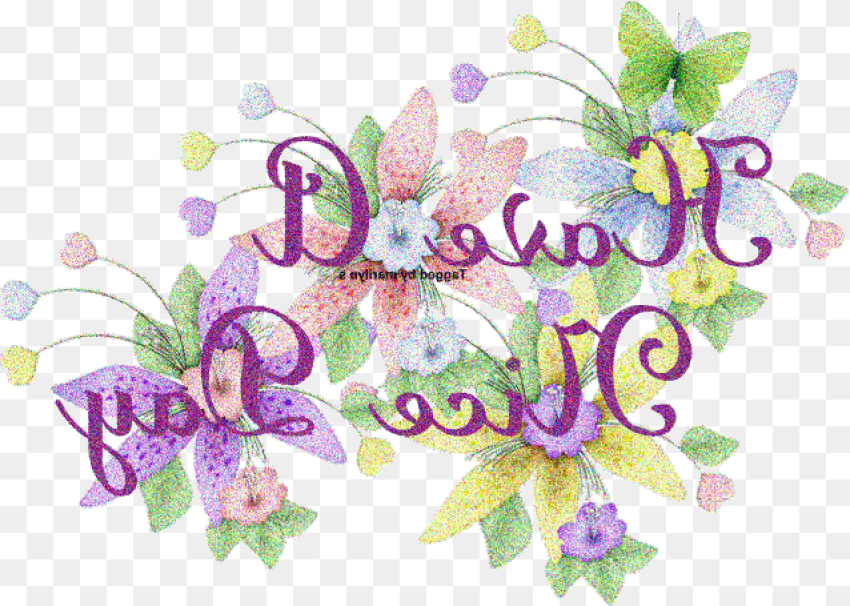 Have a Nice Day Flower Gif Hd Png