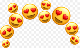 Hearteyes Heart Emoji Crown Emojicrown Random Heart Eyes