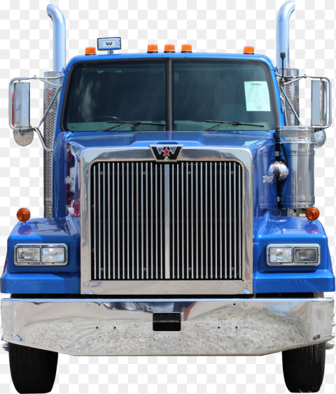 Blue Western Star Truck Png