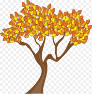 Tree in Autumn Clipart Hd Png Download