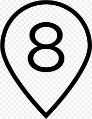 Mile Marker  Black Pin Place Png