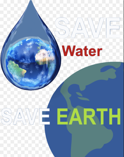 Save Water Save Earth Posters Png  Save