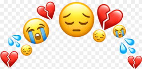 Sticker Sticker Crown Emoji Emojis Emojicrown Crying Emoji