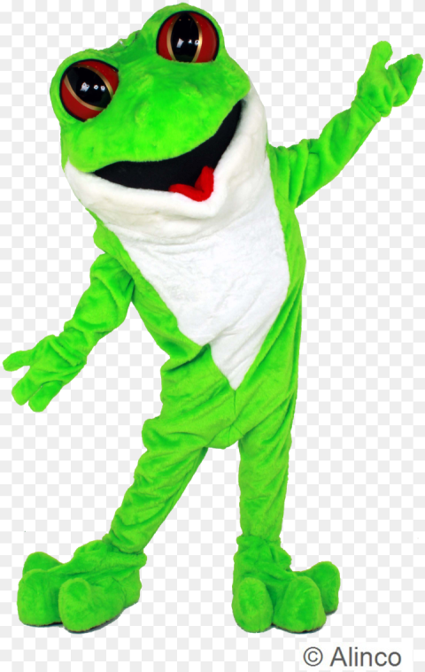 Tree Frog Mascot Costume Hd Png Download