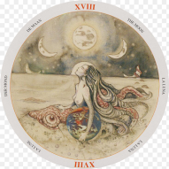 Xiii La Luna Circle of Life Tarot Hd