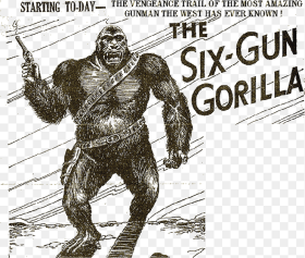 Transparent Guns Crossed Png Six Gun Gorilla The
