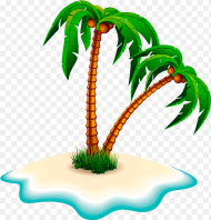 Transparent Coconut Tree Png Clip Art Coconut Palm