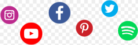 Logo Facebook Instagram Youtube Spotify png  png