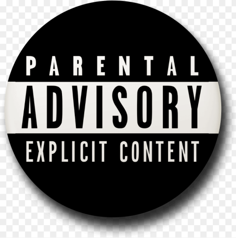 Parental Advisory Button Badge logo Circle Hd Png