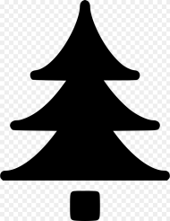 Pine Tree Conical Treepng Black Transparent Png
