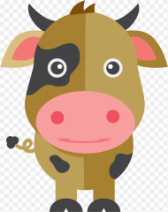 Cute Cartoon Cow Transparent Cute Cow Cartoon Hd