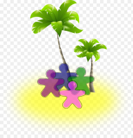Transparent Paradise Clipart Palm Tree Png Download