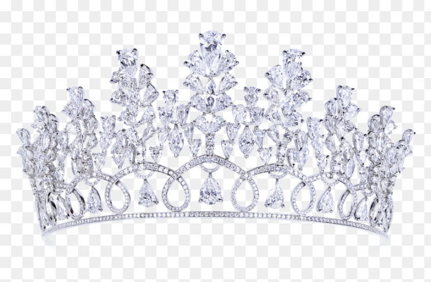 A Transparent Queen Crown png