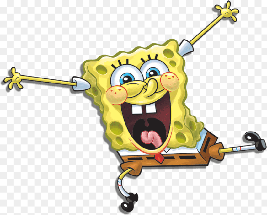 Spongebob Characters Spongebob With White Background Png HD , Free Png  Image- HubPNG