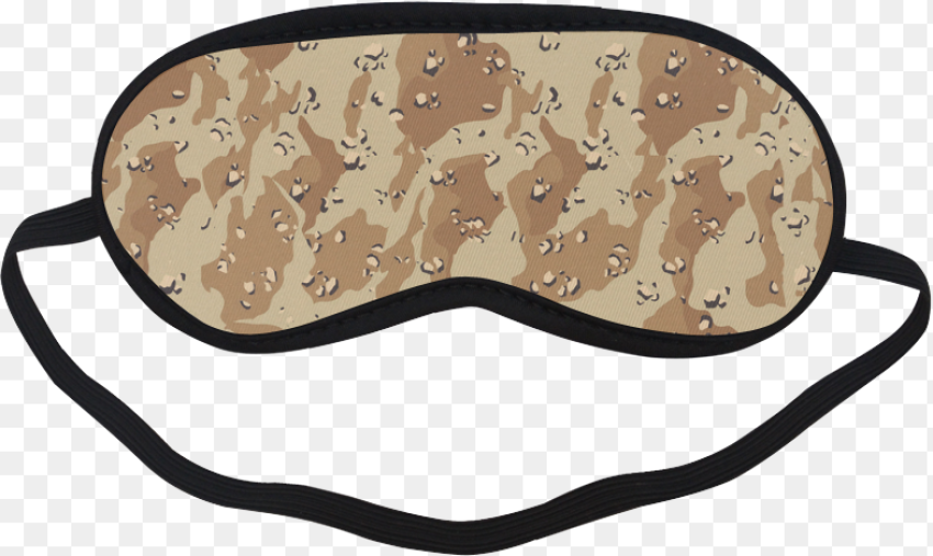 Desert Camouflage Pattern Sleeping Mask by Gravityx Clipart