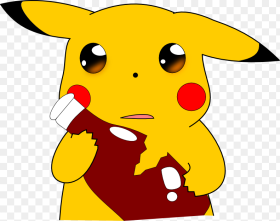 Sad Pikachu Broken Ketchup Clipart Png  Pikachu