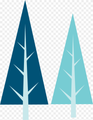 Celebrate Winter Trees Svg Cut File Blue Winter