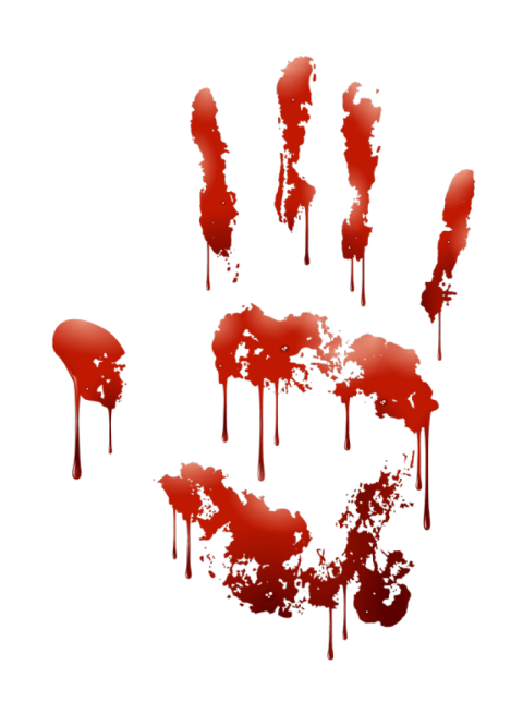 blood png hand