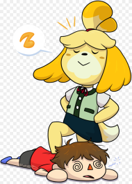Animal Crossing Isabelle and Villager Png HD