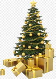 Chirstmas Tree With Presents Png Image New Year