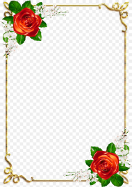 Flower Page Border Png