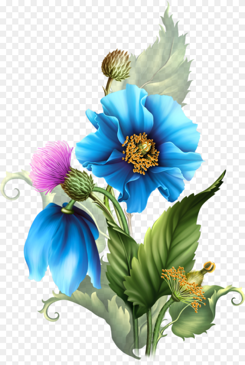 Centerblog Flowers Hd Png Download