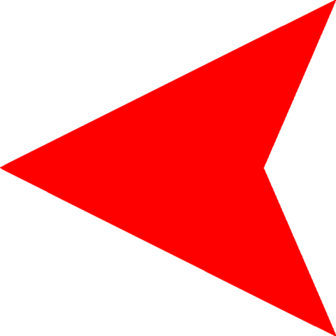 Red Left Arrow PNG