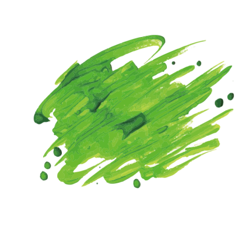 green brush stroke png
