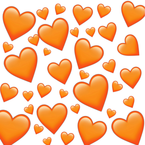 emoji background hearts png