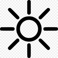 White Sun Png Sun Icon Svg Transparent Png