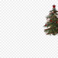 Decorated Christmas Tree Png Transparent Png Download