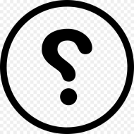 Question Sign in Circles Information Clipart Black And