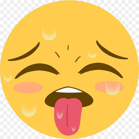 Ahegao Face Emoji  png