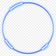Neon Round Blue Freetoedit Circle Frame Border Blue