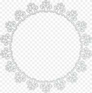 White Lace Frame Freetoedit Circle Png HD