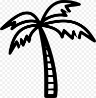 Coconut Tree Coconut Tree Png Black and White