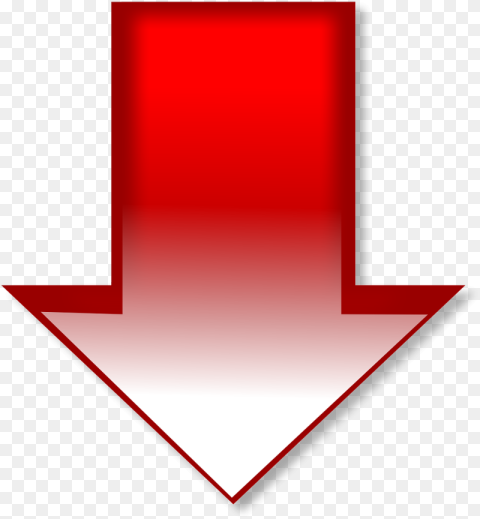 Down Arrow D Red Hd Png Download