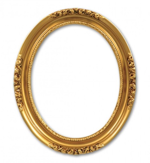 gold circle frame png