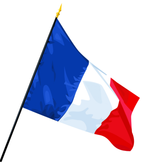 france flag clipart hd png