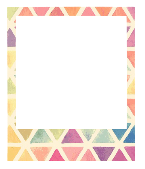 polaroid frame png colores