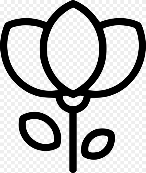 Flower Flower Line Icon Hd Png