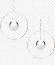 Circle Metallic Earrings Earrings Png