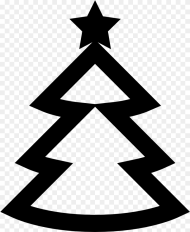 Tree Icon Png Black Christmas Tree Symbol Hd