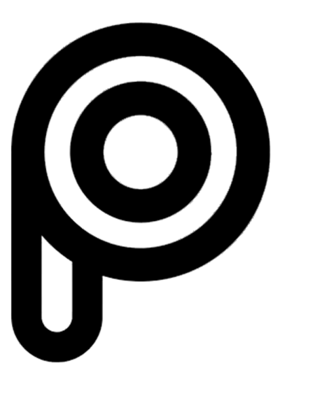 picsart logo letter p