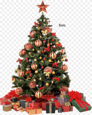 Merry Christmas Tree Png Transparent Png
