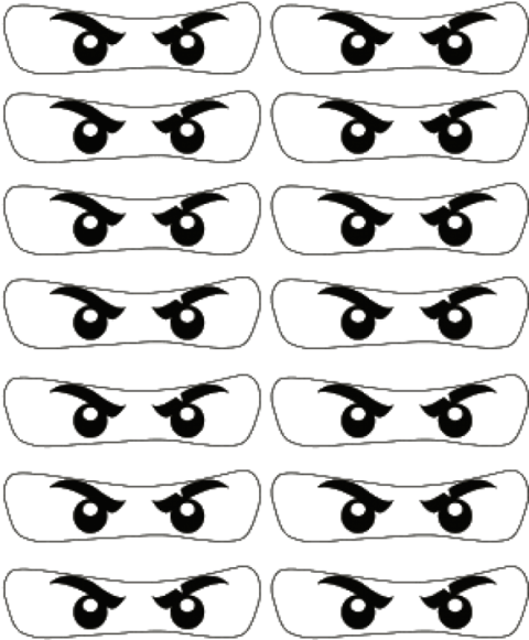 ninjago eyes printable png